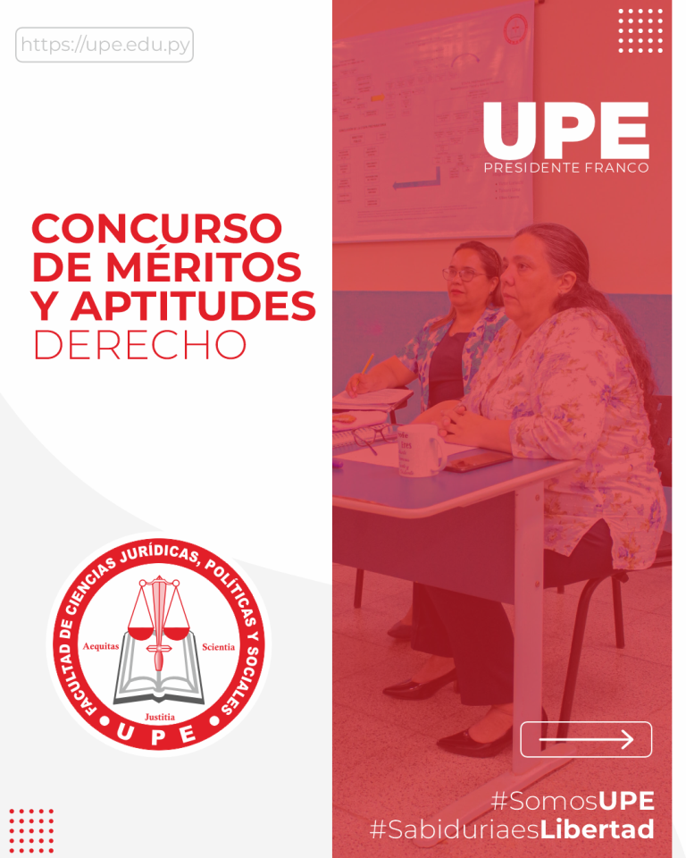 Carrera de Derecho: Concurso de Méritos y Aptitudes